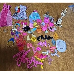 Barbie Fashion Dolls Mix Match fashion Boutique items Dress shoes jewelry
